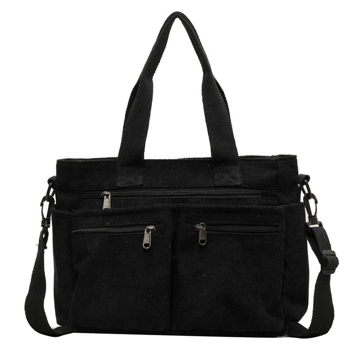 Amalia™ – Stilvolli Tote Bag us Kordschtoff MOKKAKAI
