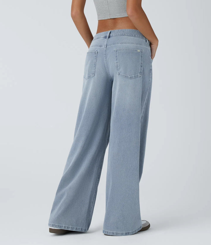Giorgina Flex™ – Baggy Jeans mit tiefer Taille & lockerem Schnitt MOKKAKAI