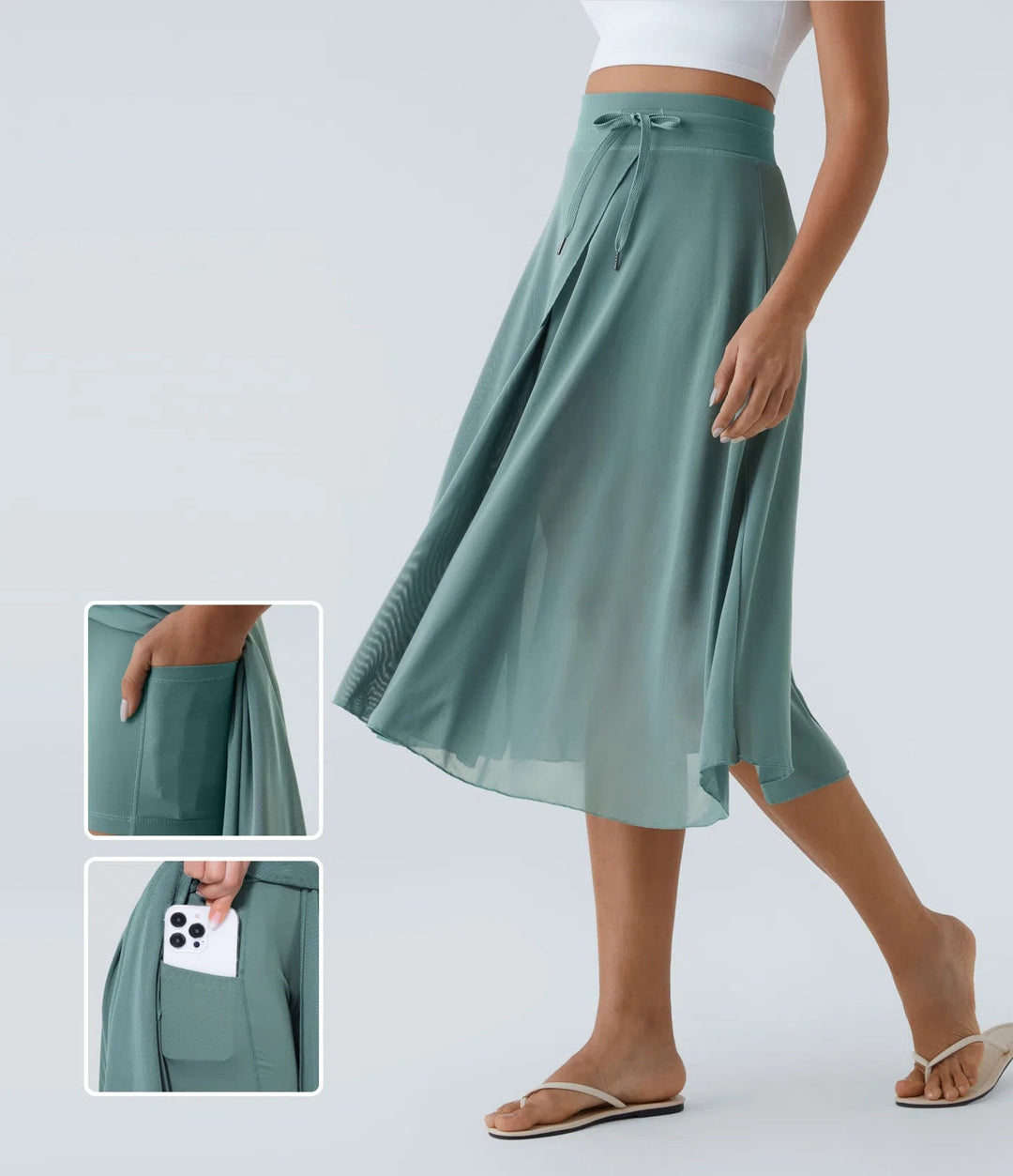 Giulia™ | 2-in-1 Midi Jupe für Stil & Comfort MOKKAKAI