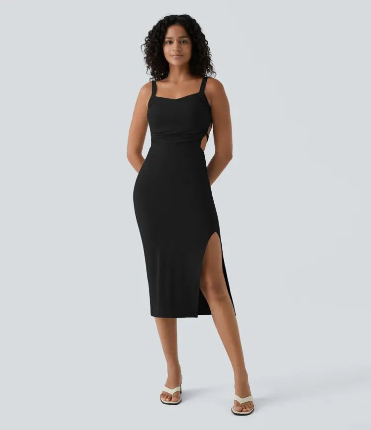 Dave - Abendkleid mit Schlitz – Eleganz und Sinnlichkeit in Perfektion MOKKAKAI