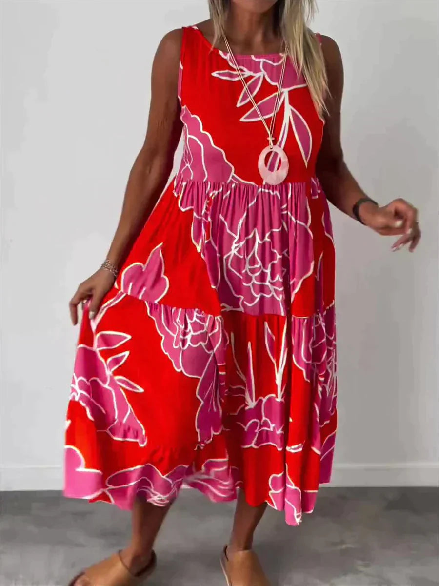 Kathleen™ | Off-Shoulder Kleid mit Druck MOKKAKAI