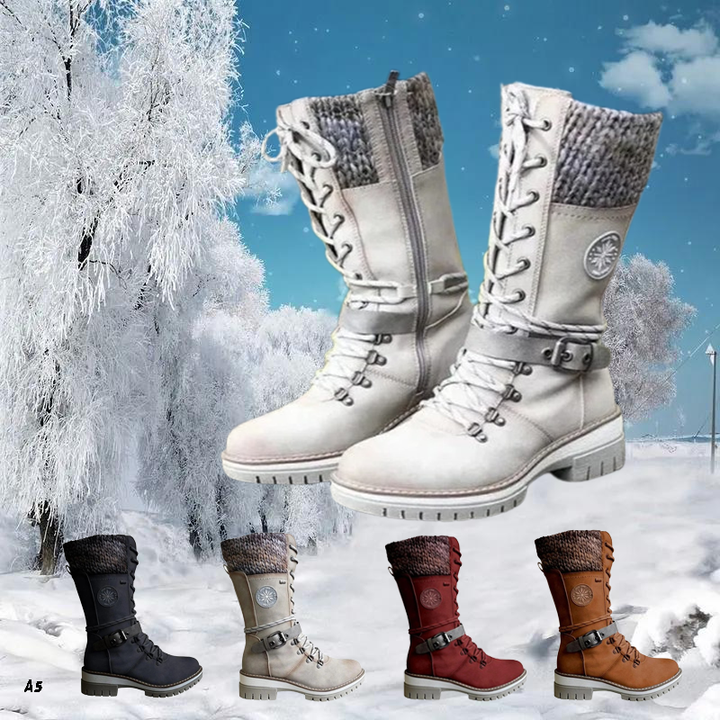 Wasserdichte Knie - Schneestiefel Für Damen – Ansicht 12