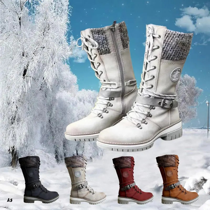 Alicia - Wasserdichte Knie-Schneestiefel für Damen MOKKAKAI