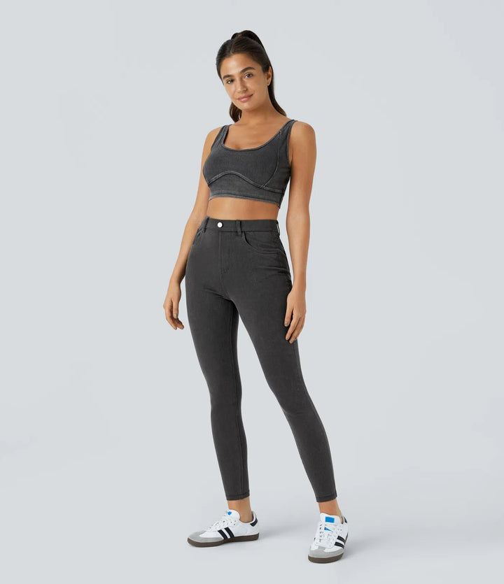 Lary™ – 7/8 Skinny Jeans für Stil und Komfort MOKKAKAI