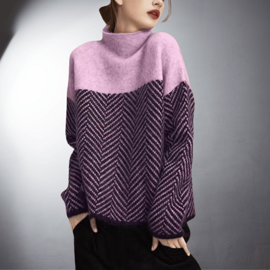 Ebba | Nachhaltiger Rollkragenpullover aus Baumwolle MOKKAKAI