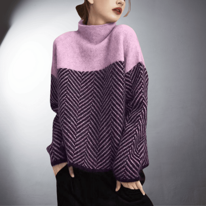 Ebba | Nachhaltiger Rollkragenpullover aus Baumwolle MOKKAKAI