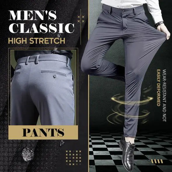 Lorens-  Klassische Herrenhose mit guter Elastizität MOKKAKAI