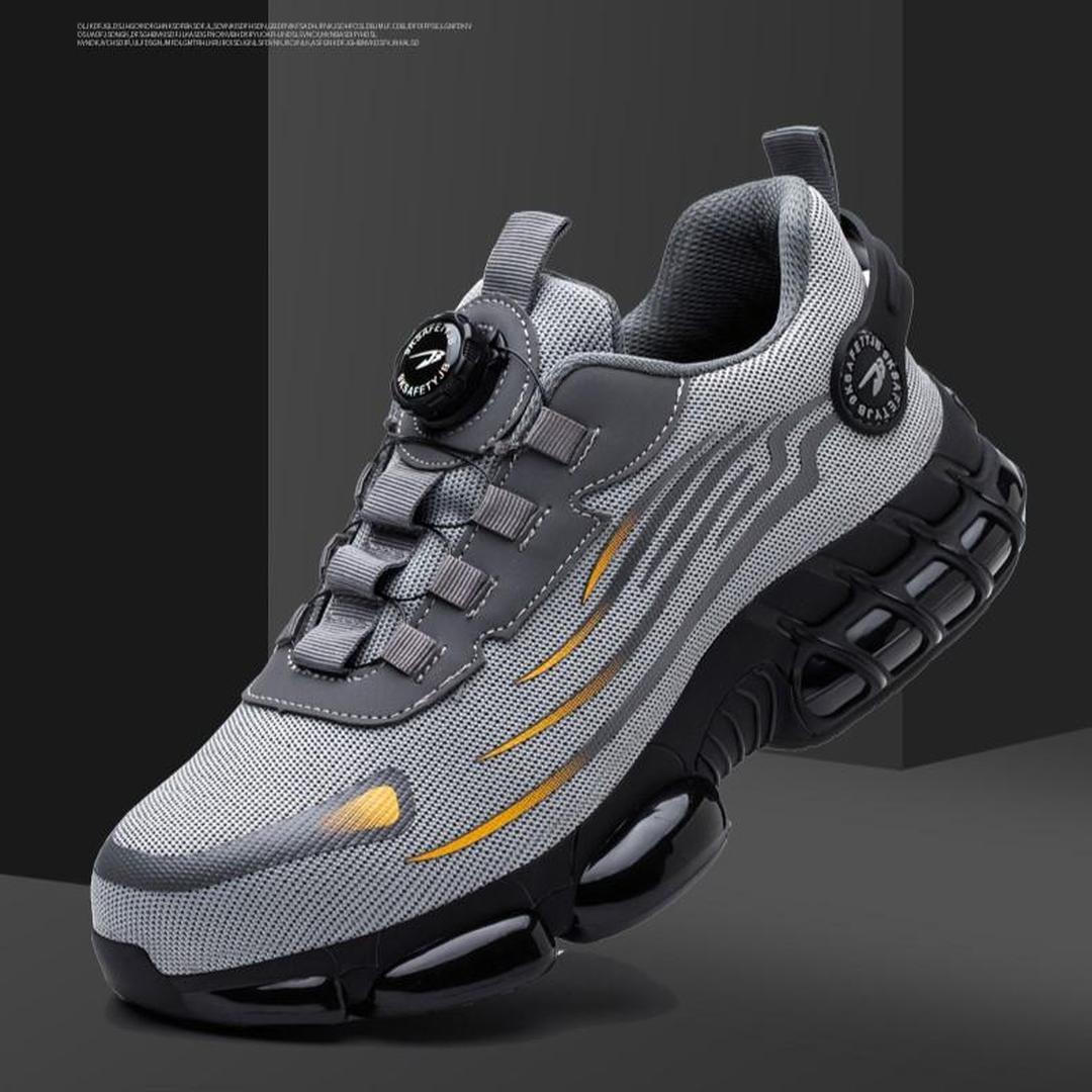 SteelfootSteg™ Ultraleichte, langlebige Schutzschuhe mit Stahlkappe und drehbarer Schnalle MOKKAKAI