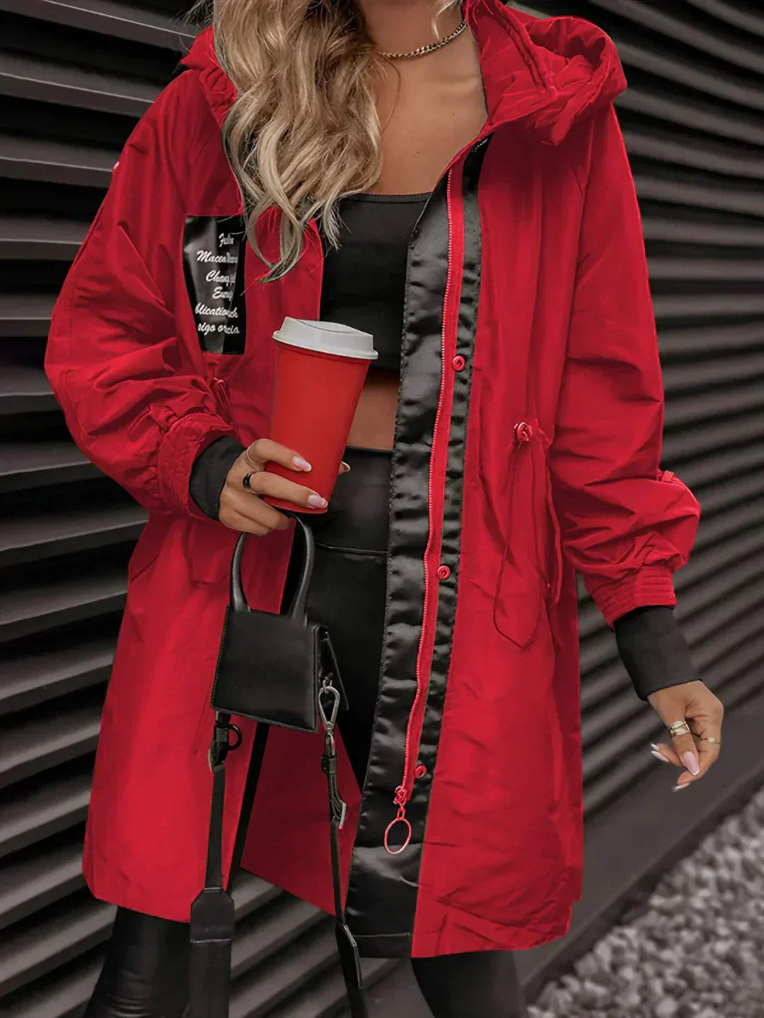 💜 LETZTER TAG DER AKTION – 50 % RABATT 💜 Damenjacke mit langen Ärmeln und Kapuze MOKKAKAI