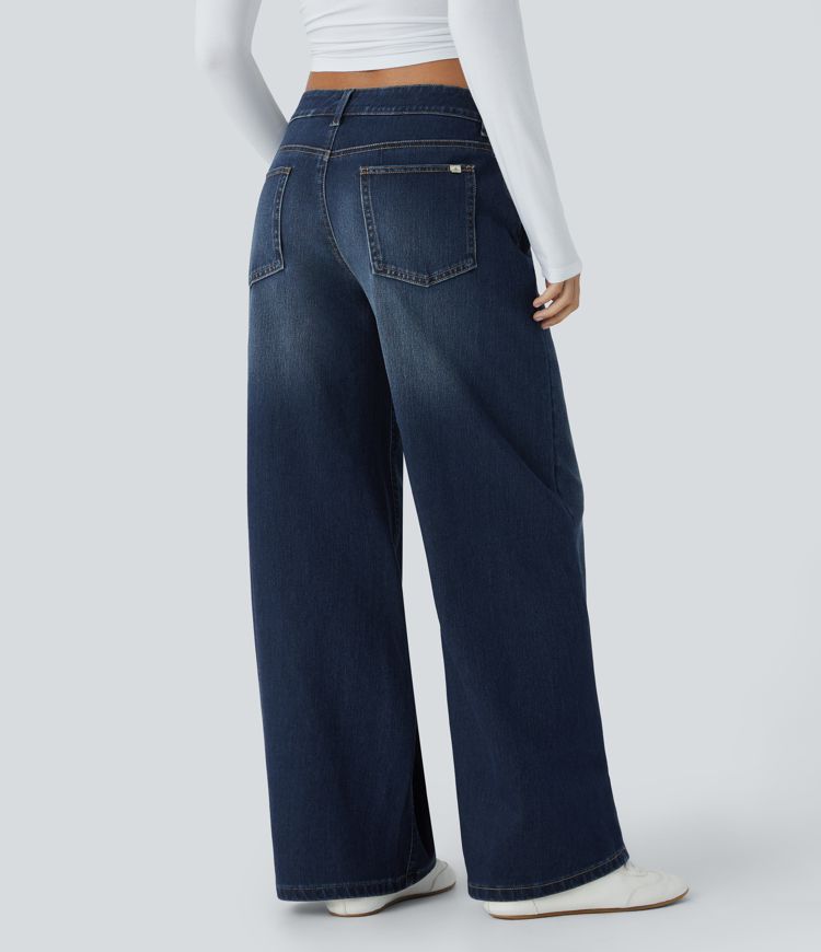 Giorgina Flex™ – Baggy Jeans mit tiefer Taille & lockerem Schnitt MOKKAKAI