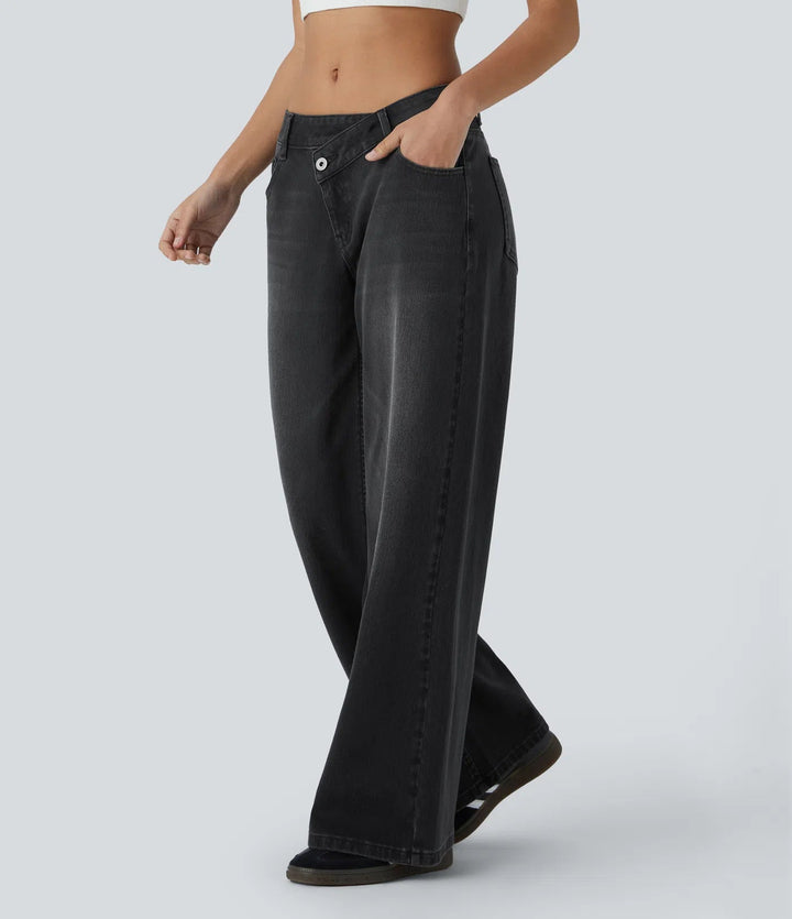 Giorgina Flex™ – Baggy Jeans mit tiefer Taille & lockerem Schnitt MOKKAKAI