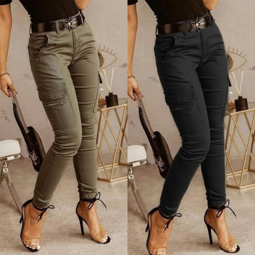 Mira™ | Damen Cargo Jeans MOKKAKAI