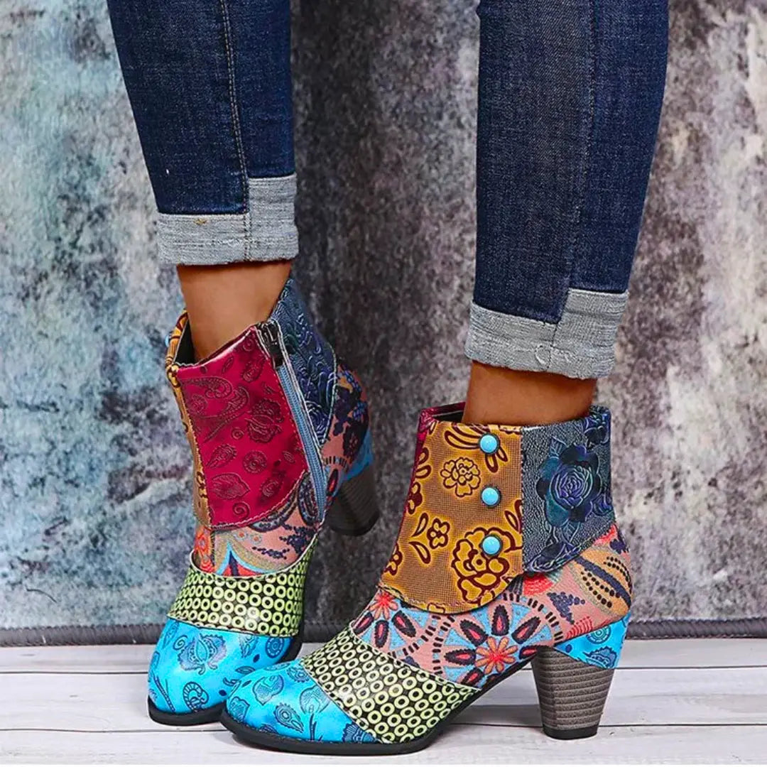 Suzan™ – Wasserdichti Retro-Stiefel für Stil und Komfort MOKKAKAI