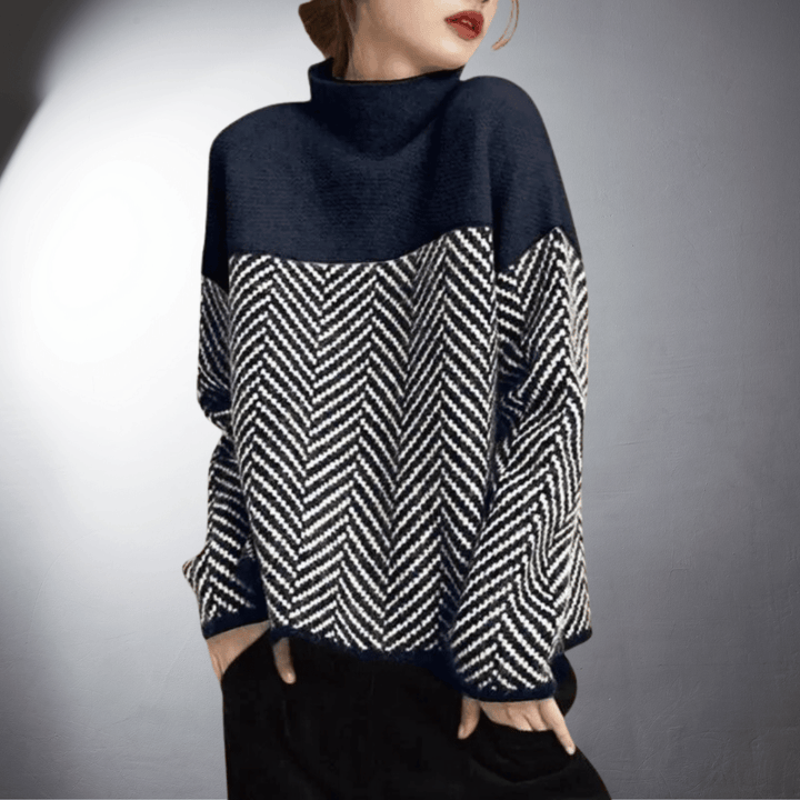 Ebba | Nachhaltiger Rollkragenpullover aus Baumwolle MOKKAKAI