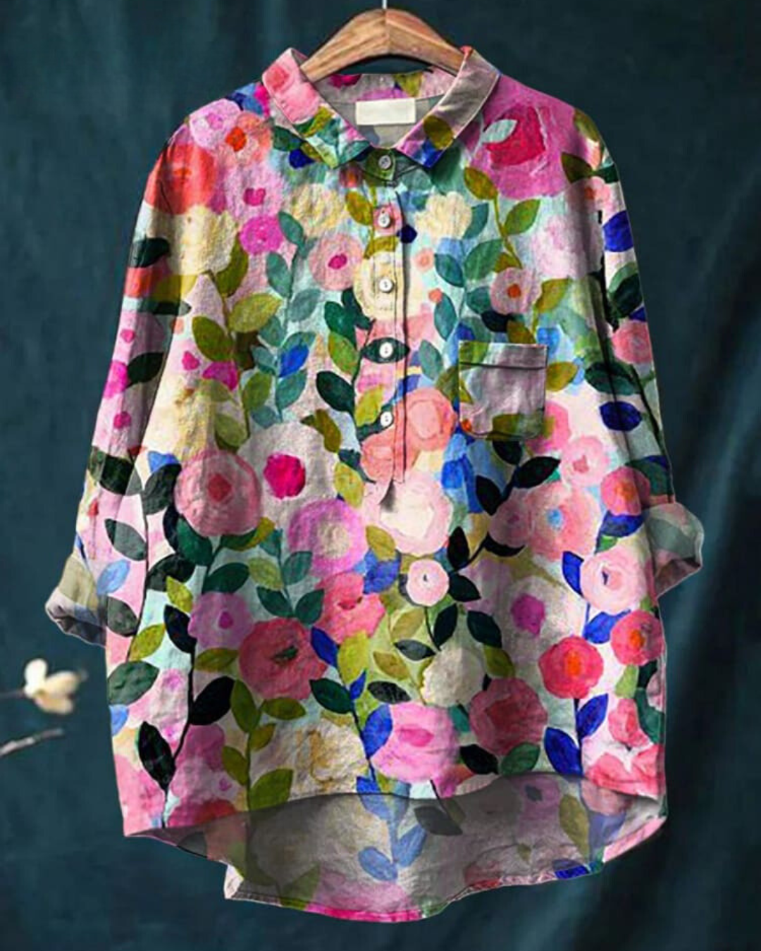 FlowerLove™ | Bluse mit Blumenmuster MOKKAKAI