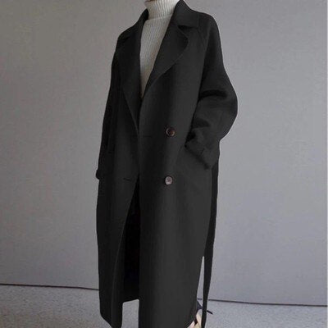 Fara™ | Eleganter Wollmantel MOKKAKAI