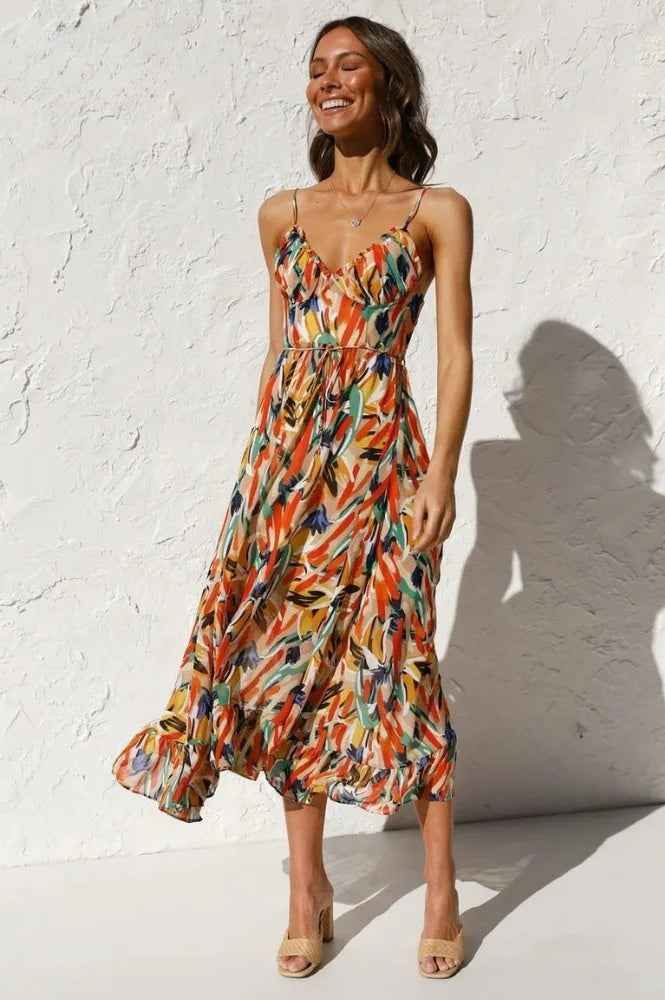 Emily | Farbenfrohes Sommerkleid MOKKAKAI