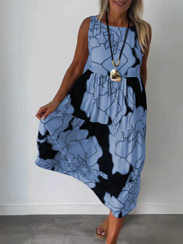 Kathleen™ | Off-Shoulder Kleid mit Druck MOKKAKAI
