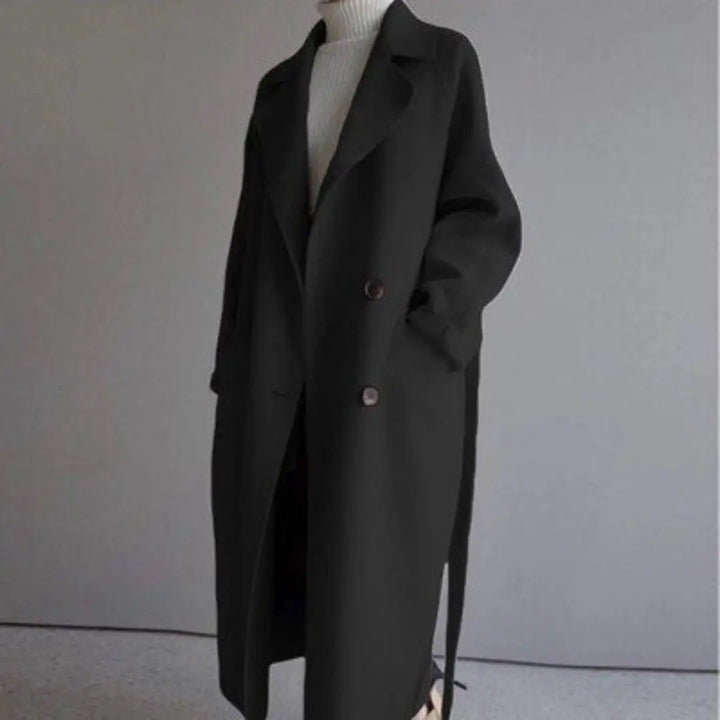 Janna | Eleganter langer Mantel MOKKAKAI