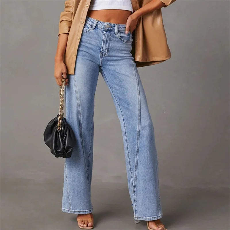 Fayline™ | Elegante Ausgestellte Jeans MOKKAKAI