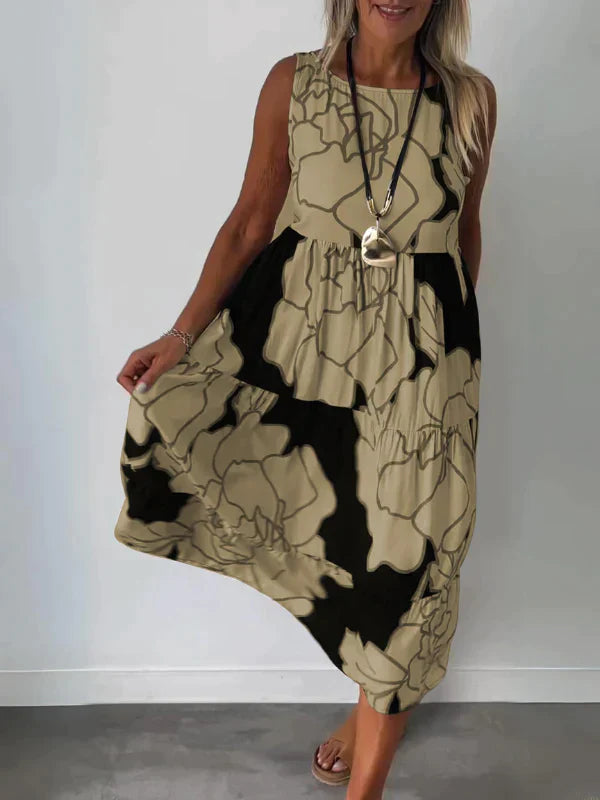 Kathleen™ | Off-Shoulder Kleid mit Druck MOKKAKAI