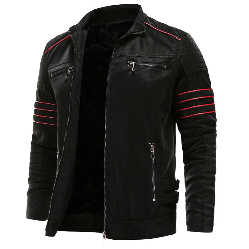 Wolverine™ | Leder Herrenjacke MOKKAKAI
