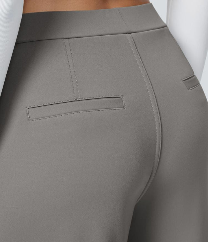 Bianca Linea™ – Plissierti Stretch-Stoffhose mit Stil & Bewegigsfreiheite MOKKAKAI