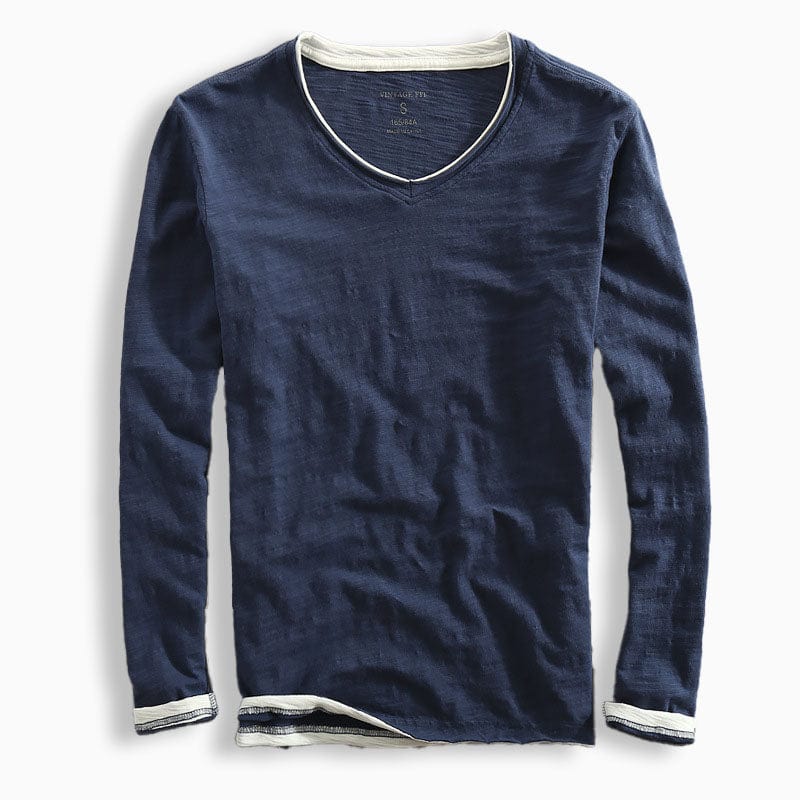Riku™ | Baumwoll Langarm-Shirt MOKKAKAI