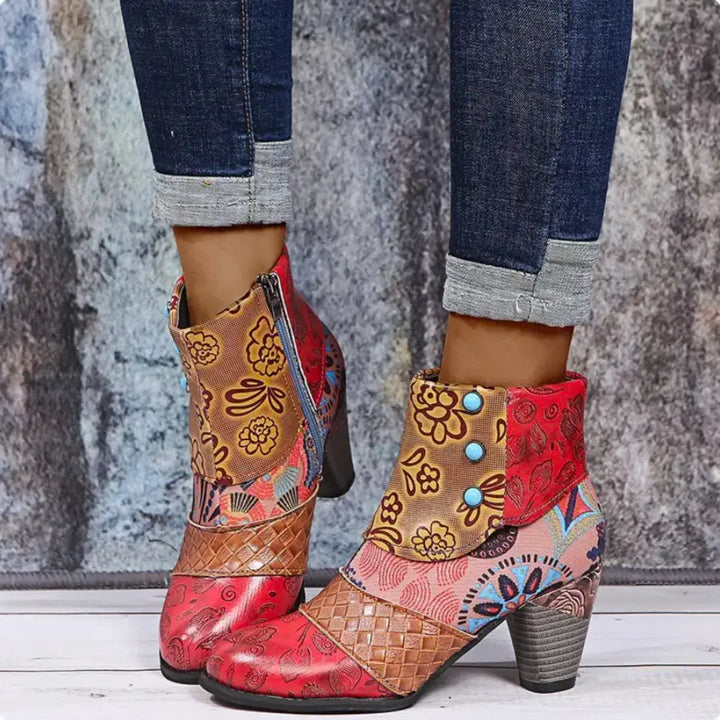 Suzan™ – Wasserdichti Retro-Stiefel für Stil und Komfort MOKKAKAI