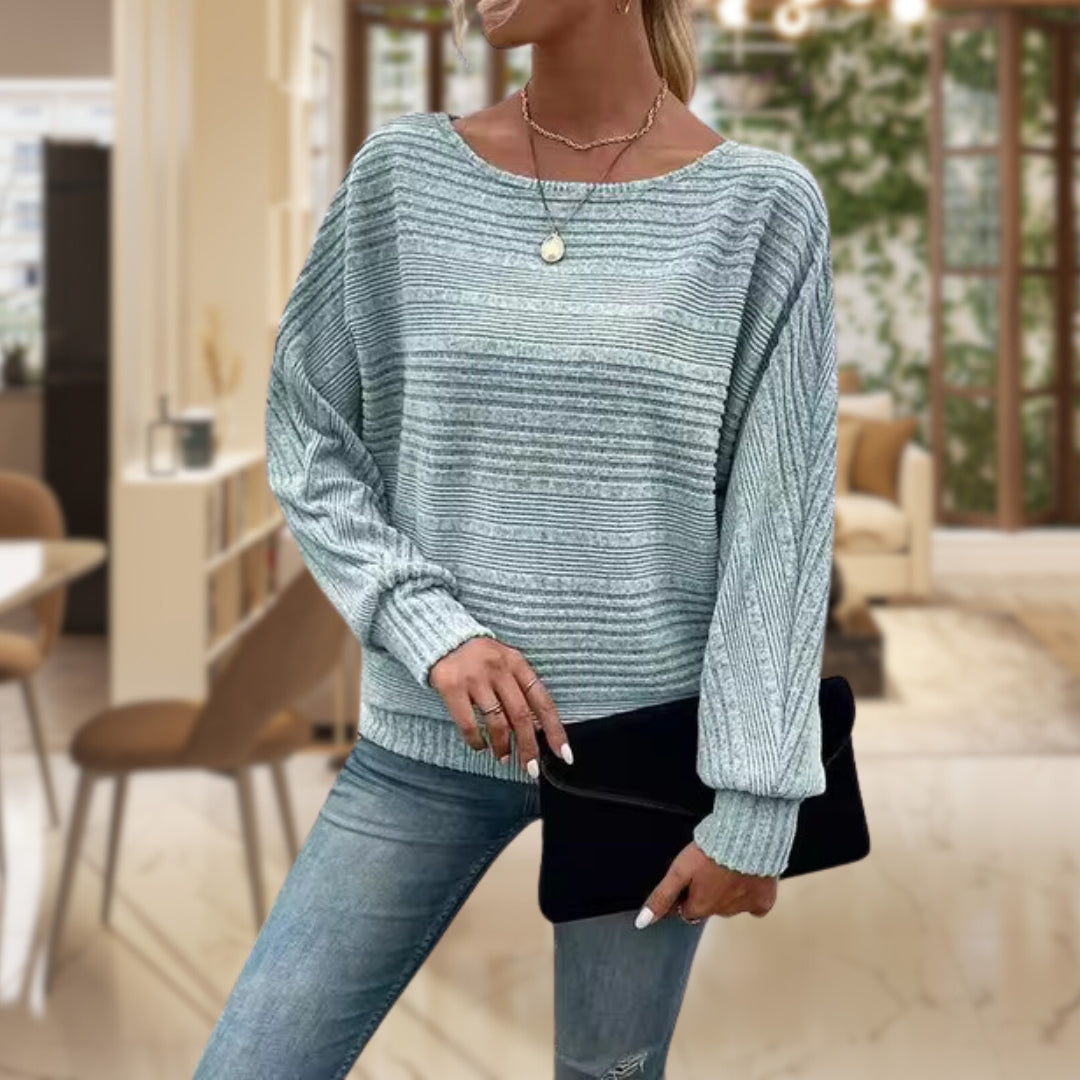 Anna - Texturierter Pullover für Damen MOKKAKAI