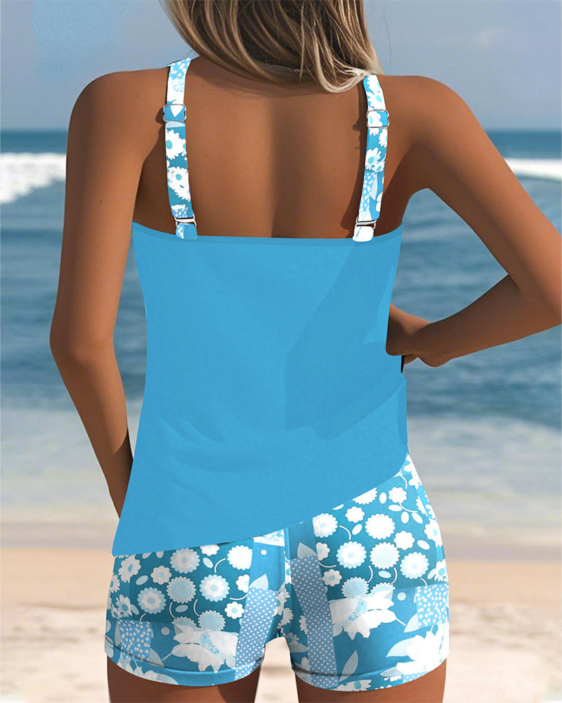 Badeanzug Tanktop Bedruckt Boxer MOKKAKAI