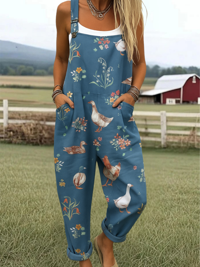 Marta | Künstlerischer Overall-Jumpsuit MOKKAKAI