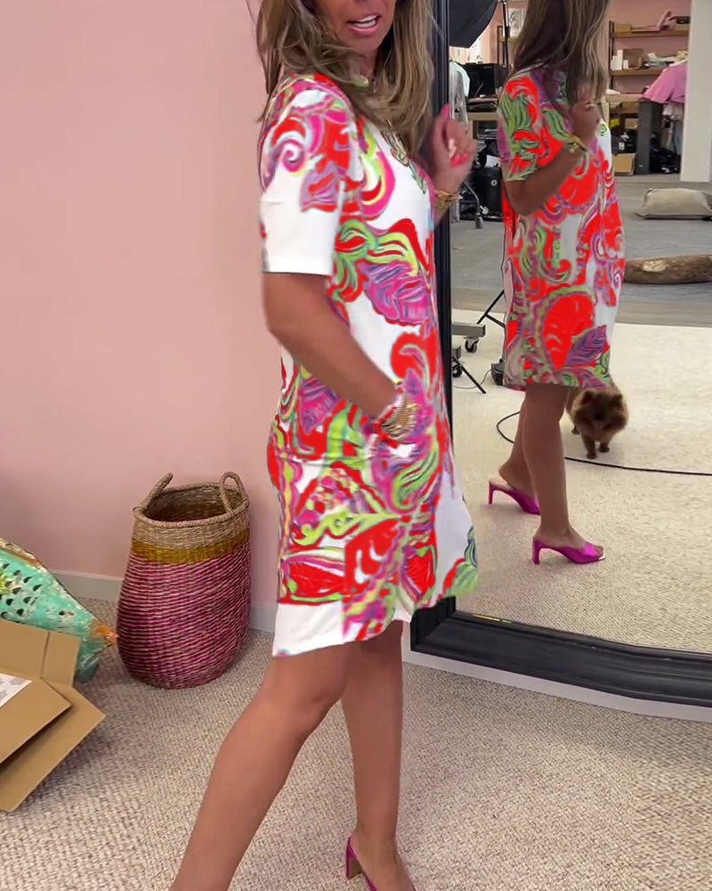 Nuvola™ | Elegantes Kleid mit Druck MOKKAKAI