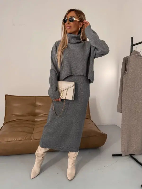 Nicole - Herbst-/Winterstrickset für Damen MOKKAKAI