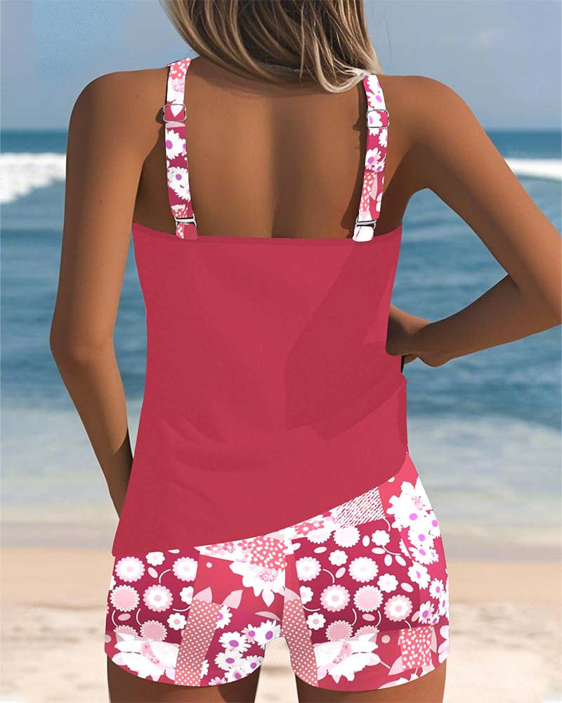 Badeanzug Tanktop Bedruckt Boxer MOKKAKAI