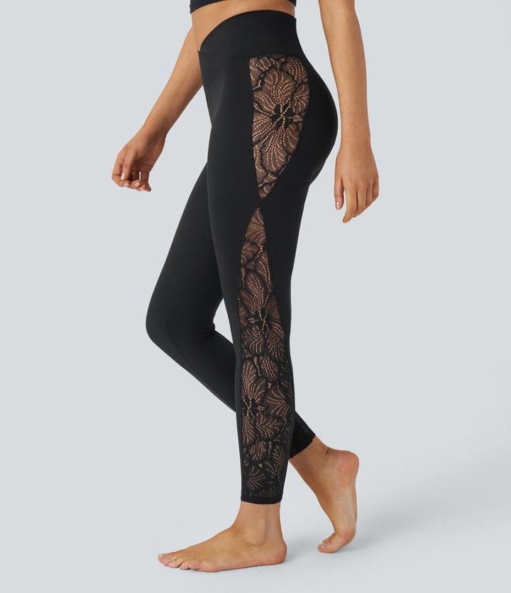 Sofia Aura™ – Figurformende Cross-Waist Leggings mit Stil & Komfort MOKKAKAI