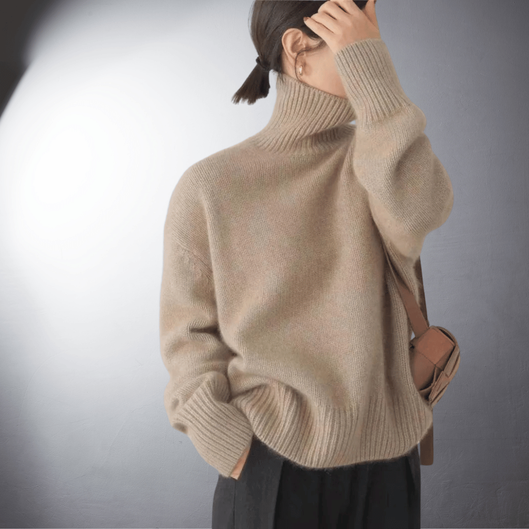 Adalgisa | Rollkragenpullover aus weichem Kaschmir MOKKAKAI