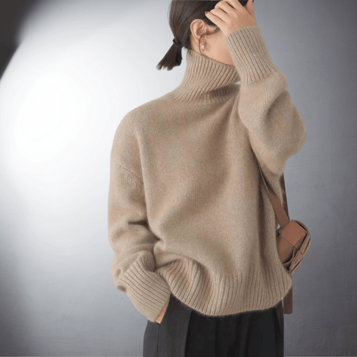 Adalgisa | Rollkragenpullover aus weichem Kaschmir MOKKAKAI