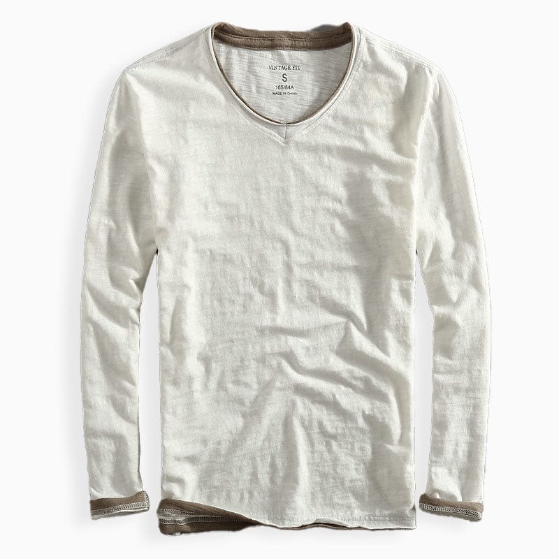 Riku™ | Baumwoll Langarm-Shirt MOKKAKAI