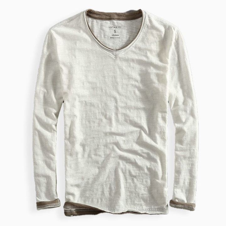 Riku™ | Baumwoll Langarm-Shirt MOKKAKAI