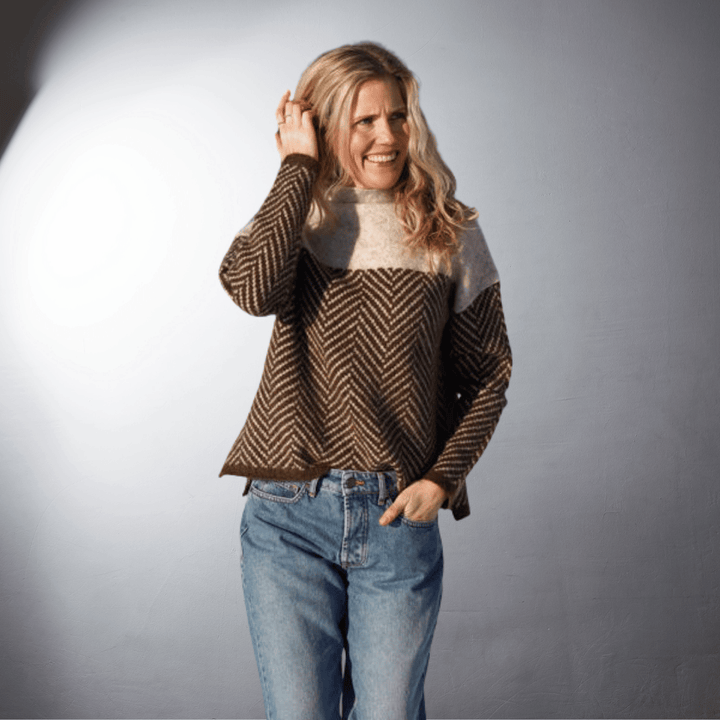 Ebba | Nachhaltiger Rollkragenpullover aus Baumwolle MOKKAKAI