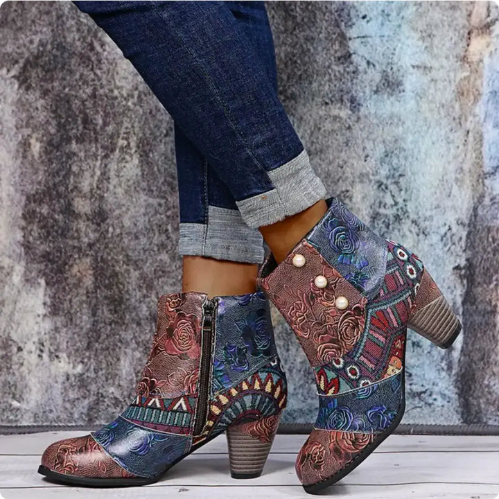 Suzan™ – Wasserdichti Retro-Stiefel für Stil und Komfort MOKKAKAI