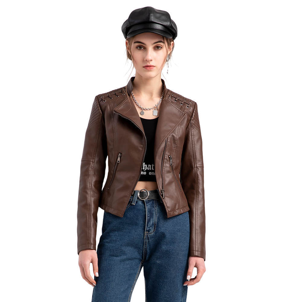 ✨Jacke aus Gewaschenem Lammleder✨kostenlose Lieferung MOKKAKAI