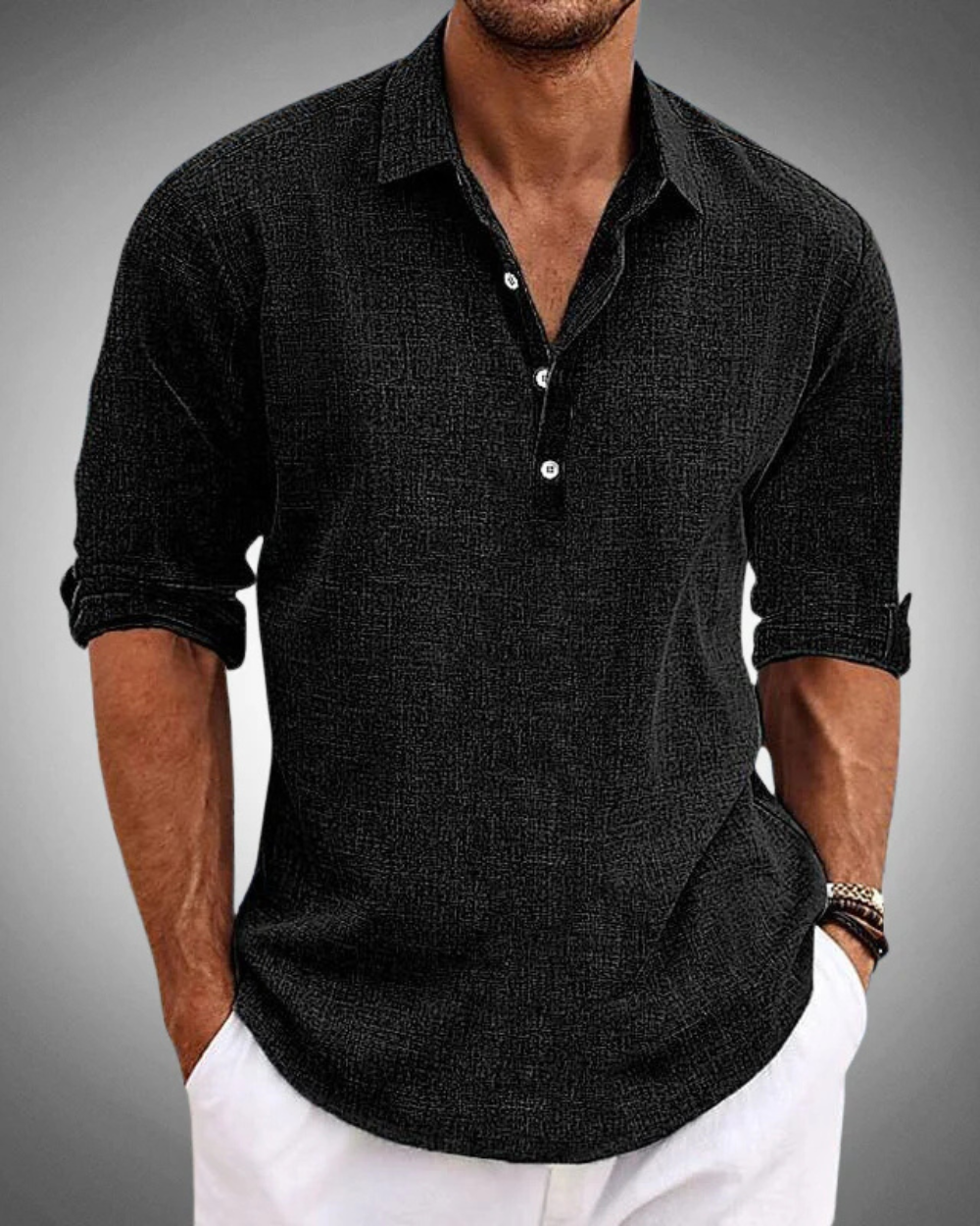 Chemise classique en coton Sabbio MOKKAKAI