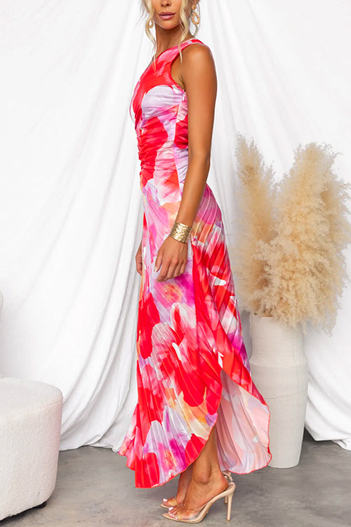 Kacie - Plissiertes Sommerkleid MOKKAKAI