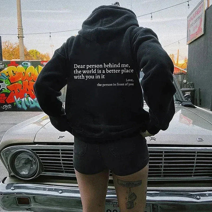HappyHoodie - Der Pullover, der alle glücklich macht. – Ansicht 3