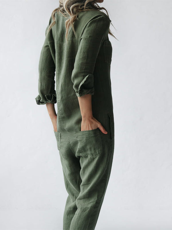 Sydney™ | Langärmeliger Jumpsuit MOKKAKAI