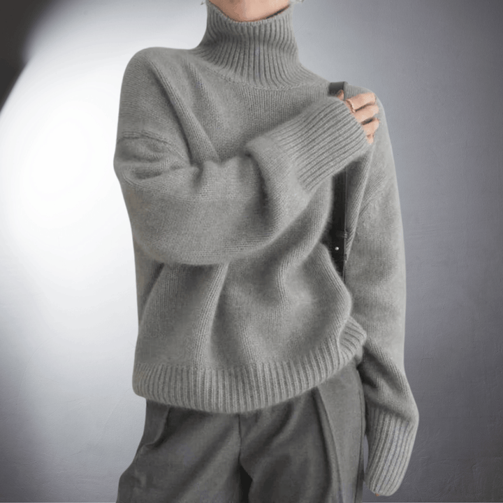 Adalgisa | Rollkragenpullover aus weichem Kaschmir MOKKAKAI