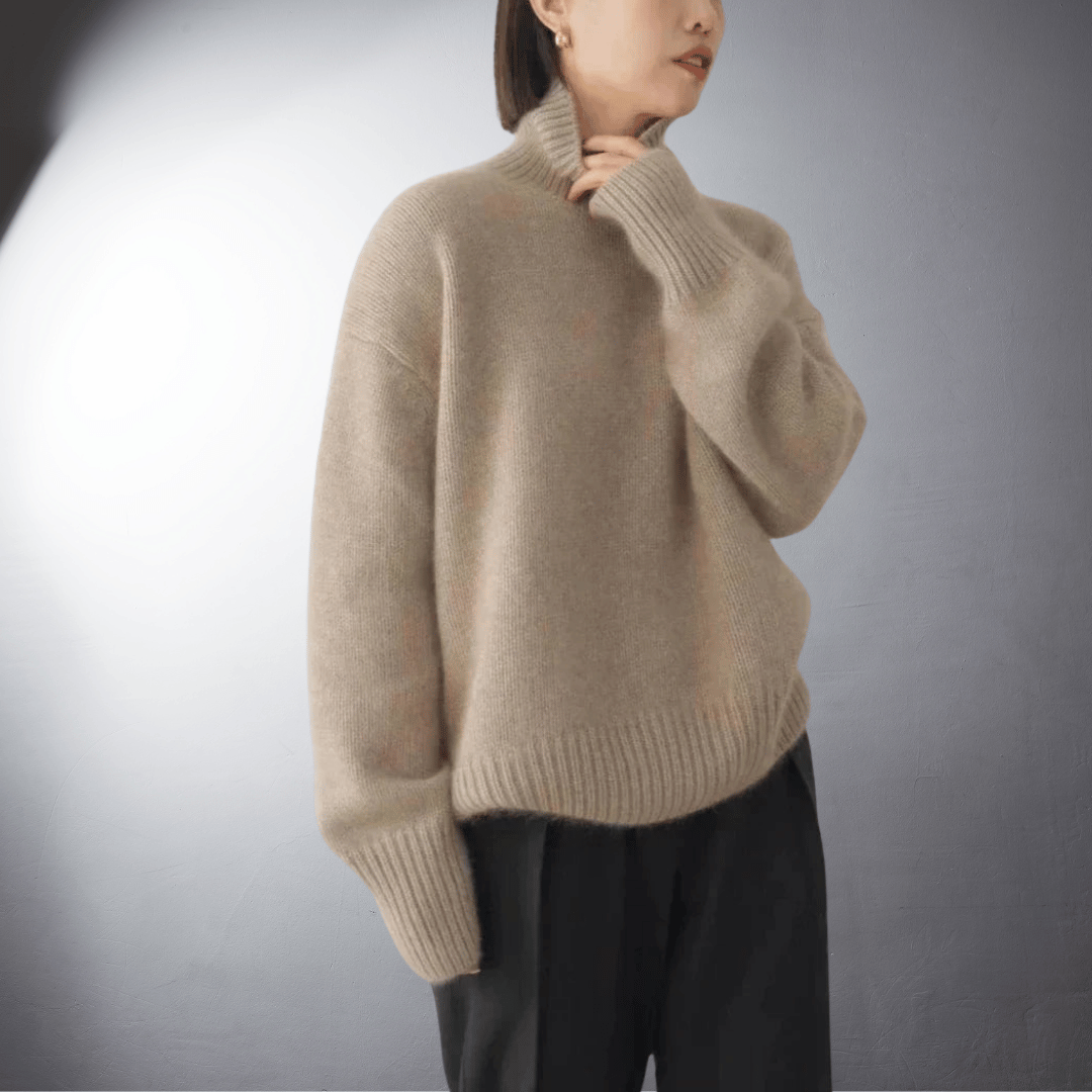 Adalgisa | Rollkragenpullover aus weichem Kaschmir MOKKAKAI