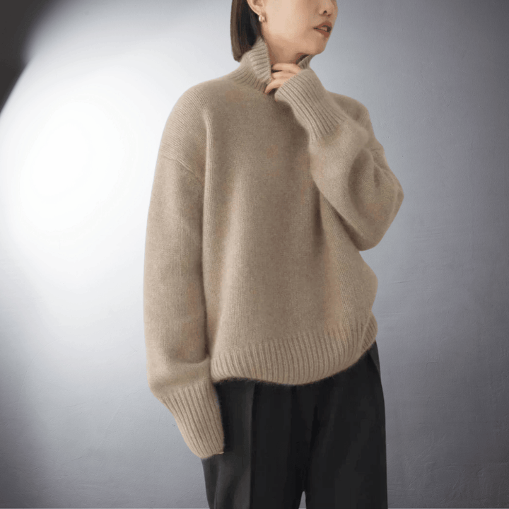 Adalgisa | Rollkragenpullover aus weichem Kaschmir MOKKAKAI